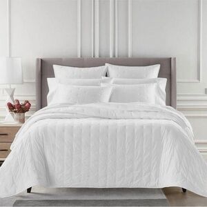 Sky Tufted Quilted Twin Coverlet Set NWT